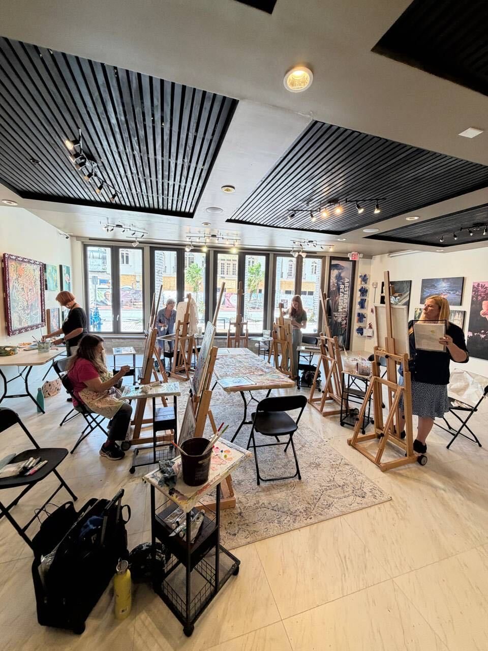 The studio on South Palm Ave, downtown Sarasota.