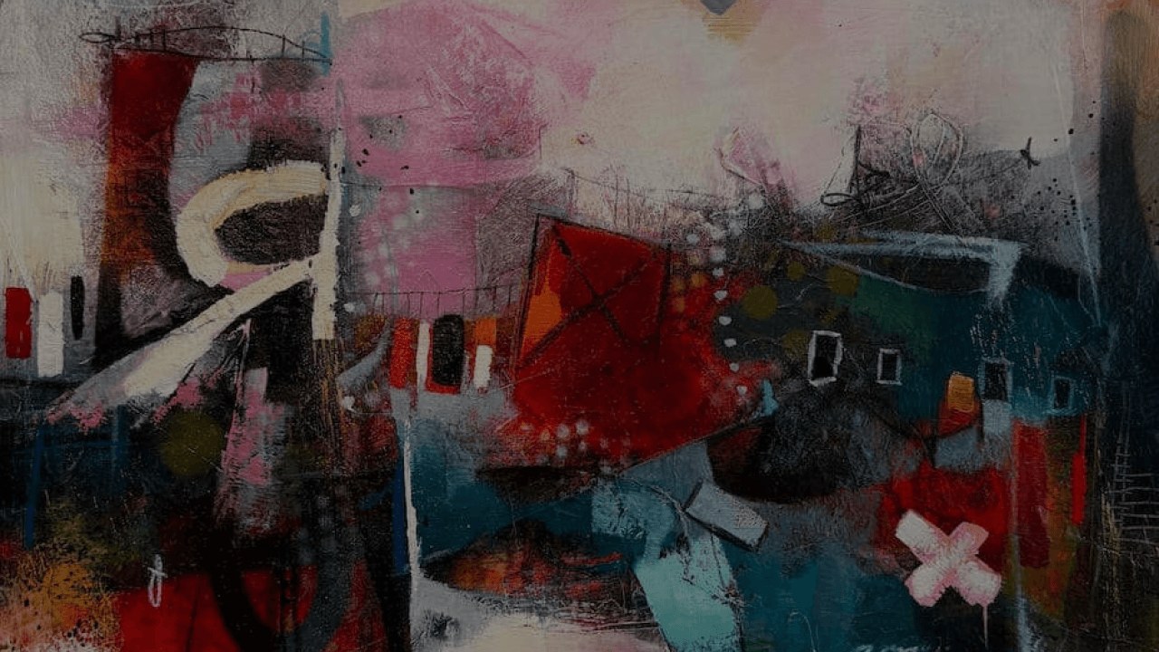 Expressive Pallet Knife Abstract painting