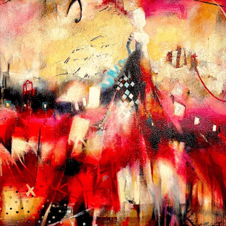 How to Create an Acrylic Abstract painting