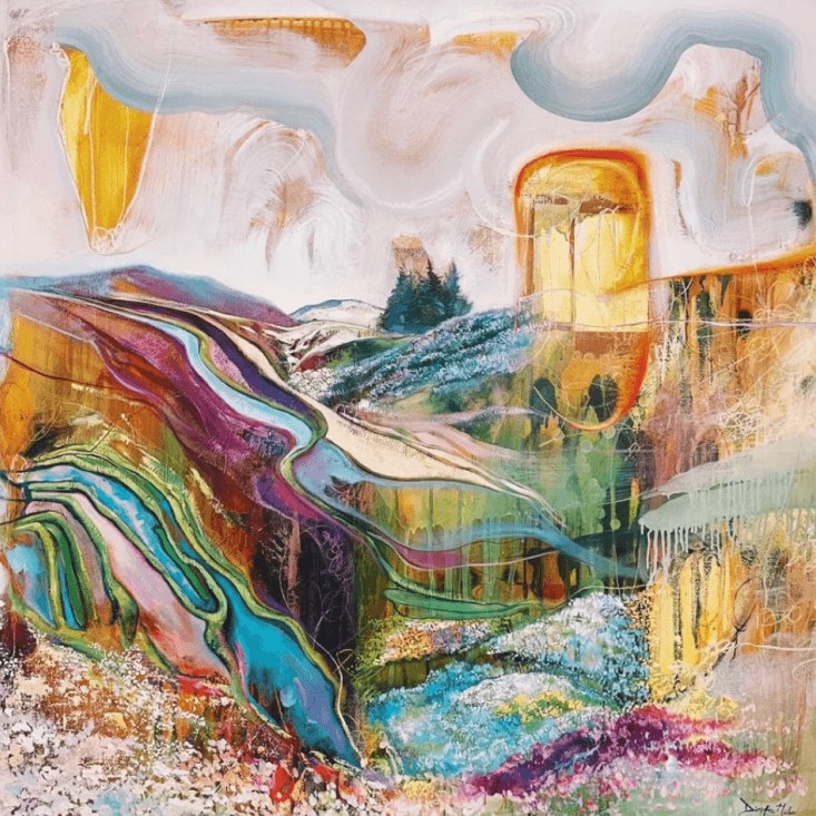 Intuitive Ink Landscape painting