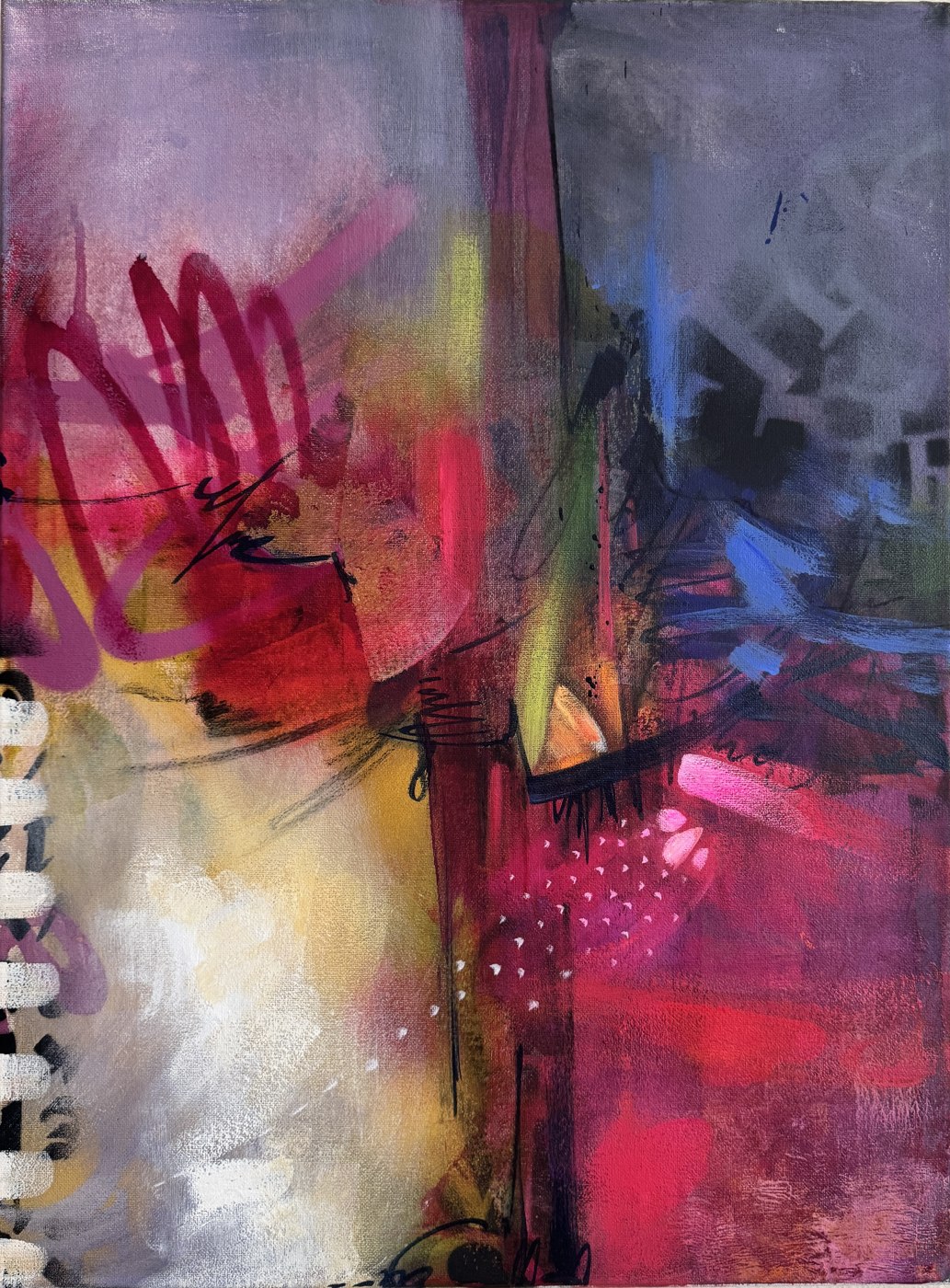 How to Create a Tasteful Abstract Painting With Elli Milan painting